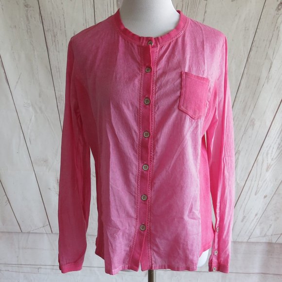 Javier Simorra Button Down Long Sleeve Top Blouse - Size 8 US 12 UK - Picture 2 of 10